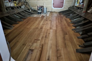 Oak in Sika bed ... with a touch of hard wax